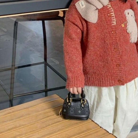 New HOUJIN Mini Satchel Bag Black 👜 - Picture 3 of 7